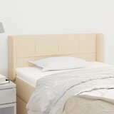  Uzglavlje s ušima krem 103x16x78/88 cm od tkanine | shoptok.hr