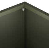  Vrtna saksija Maslinastozelena 40 x 30 x 30 cm Čelična vrata | shoptok.hr