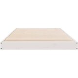  Krevetna konstrukcija Bijelo 80 x 210 cm Čvrsto borovo drvo | shoptok.hr
