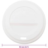 Papirnati poklopci za šalice za kavu Ø90 mm 12oz i 16oz 1000kom | shoptok.hr