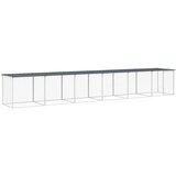  Kavez za kokoši s krovom antracit 603x98x90 cm pocinčani čelik | Eponuda.com