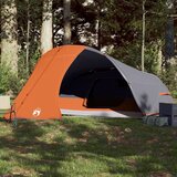 The Living Store Šotor za kampiranje za 4 osebe oranžen vodoodporen - Šotor Za Kampiranje, (21606540) | Shoptok.si