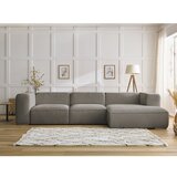 Bobochic Paris Siva/rjava kotna sedežna garnitura iz tkanine bouclé (desni kot) Zephyr – | Shoptok.si