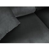 Cosmopolitan Design Tamno siva baršunasti sklopiva/s prostorom za odlaganje kutna garnitura (s desnim kutom/u obliku slova L) Kyoto – | shoptok.hr