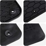  Auto tepih 4 pcs Crna Pogodno za CITROEN C5 AIRCROSS 2017- Guma | shoptok.hr