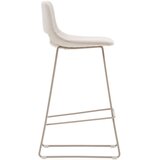 Kave Home Bež barski stol (višina sedeža 76 cm) Zahara – | Shoptok.si