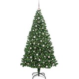  Umjetno božićno drvce Zelena 240 cm PVC i Čelik i Plastika 125 x 125 x 240 cm | Shoptok.si