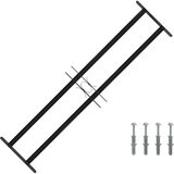  Rešetka za prozor 115 x 30 cm Čelik s prahom premazan Crna Cijene