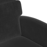  Blagovačke stolice s kotačima 2 pcs Crna 58 x 65 x 98 cm Baršun | shoptok.hr