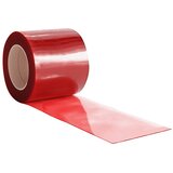  Zavjesa za vrata crvena 200 mm x 1,6 mm 50 m PVC | shoptok.hr