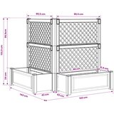  Velika s osvrtom 2 pcs Bijela 143 x 143 x 133,5 cm PP | shoptok.hr