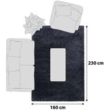 XXXL Preproga Fluffy, 160x230cm, Antracit | Shoptok.si