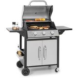Klarstein tomahawk, plinski žar, 3 x 3,6 kw gorilnik, 60 x 43,5 cm, žar iz nerjavečega jekla | Shoptok.si