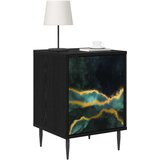  Noćni ormar WIJHE Crni hrast 36 x 33 x 51 cm Konstruirano drvo | shoptok.hr