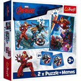 Trefl 2 in 1 Puzzles + Memory - Marvel Avengers - 1 k. | Shoptok.si