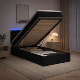  od pjene s madracem i LED-om Crna 100 x 200 cm Tkanina | shoptok.hr