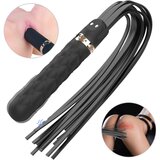 Sex HD Bloody Mary - vodootporni vibrator i bič na baterije (crni) | shoptok.hr