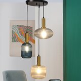  ONLI - Visilica na sajli DOROTY 1xE27/22W/230V plava/zlatna | Eponuda.com
