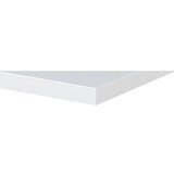 ANKE Delovna miza širine 2800 mm, izvedba z ogrodjem, 12 predalov, 8 x 90 mm, 4 x 360 mm, višina 890 mm, masivna plošča iz bukovine | Shoptok.si