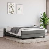 The Living Store Posteljni okvir temno siv 140x200 cm blago - Box Spring Posteljni Okvir, (21519413) Cene