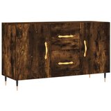 Maison Chic Komoda - Predalnik dimljeni hrast 100x36x60 cm inženirski les, (21718243) Cene