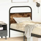  Zamjensko uzglavlje dimljeni hrast 80 cm čelik i inženjersko drvo - Dimljeni hrast 80 cm 1 | shoptok.hr