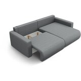 Cosmopolitan Design Siva sklopiva/s prostorom za odlaganje kutna garnitura Belfast – | shoptok.hr