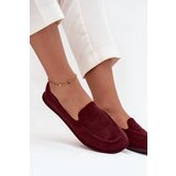 Boto Women's Loafers Made of Eco Suede Flat Bordeaux Miryelle | Shoptok.si