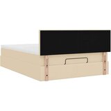  Otomanski krevet s madracem i LED krem 140x190 cm tkanine | shoptok.hr