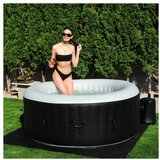 Beneo Napihljivi masažni bazen 180 - jacuzzi, črno-bel | Shoptok.si