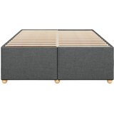  Okvir za krevet bez madraca tamnosivi 140 x 190 cm od tkanine | shoptok.hr