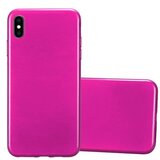 Cadorabo Ohišje, združljiv z Apple v roza barvi - zaščitni pokrov iz fleksibilnega silikona TPU v brušenem dizajnu, (20570291) Cene