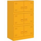  The Living Store Komoda gorčično rumena 67x39x107 cm jeklo - Komoda, (21495624) | Shoptok.si