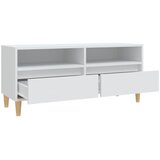 TV ormarić bijeli 100 x 34,5 x 44,5 cm od konstruiranog drva | Eponuda.com