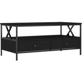  The Living Store Klubska mizica črna 100x51x45 cm inženirski les - Klubska Mizica, (21444850) | Shoptok.si