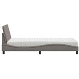  Krevet s madracem Hanko smeđesivi 80x200 cm od tkanine | shoptok.hr