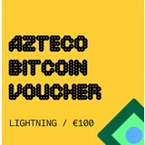 Azteco Bitcoin Lightning 100 EUR kupon/bon
