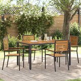vidaXL Vanjske Stolice 4 pcs Krem, smeđa | shoptok.hr