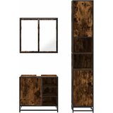  3-dijelni set kupaonskog namještaja boja hrasta drveni | shoptok.hr
