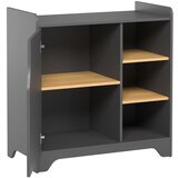 Modern Living previjalna komoda leaf, grafit, hrast | Shoptok.si