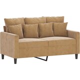 Maison Chic kavč - Sofa - Kanape dvosed rjav 120 cm žamet, (21726453) Cene