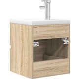  2-dijelni set kupaonskog namještaja boja hrasta sonome drveni | shoptok.hr