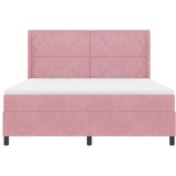  Krevet s opruga kutije s madracem Ružičasta 180 x 200 cm Baršun | shoptok.hr