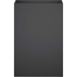  Vrtna saksija 2 kom. Crna 50 x 30 x 75 cm Čelična vrata | shoptok.hr