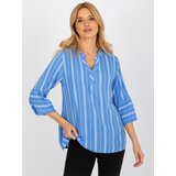 Sublevel Blouse-D73771M11062C-blue | Shoptok.si