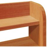 vidaXL Okvir kreveta s uzglavljem voštano smeđi 75x190 cm od borovine | shoptok.hr