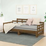  Dnevni ležaj na razvlačenje boja meda 2x(90x200) cm od borovine | shoptok.hr