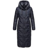 Navahoo Ženska dolg zimska jakna s kapuco WAFFELCHEN Navy | Shoptok.si