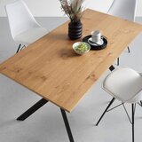 Zandiara jedilna miza rupert, barva hrasta, 160x80cm | Shoptok.si