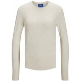 JJXX Puloverji Noos Knit Lara L/S - Snow White Bela Cene